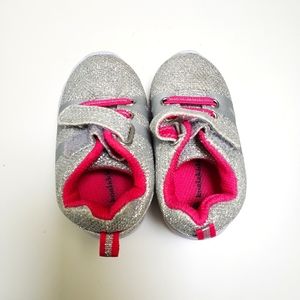 Glittery Silver Baby Shoes from Koala Baby